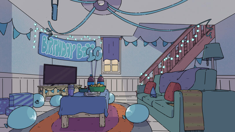Birthady Party Background | ROSIE | Clip Studio Paint